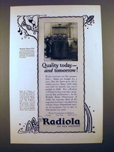 1925 RCA Radiola Super-VIII Super-Heterodyne Radio Ad - £14.85 GBP