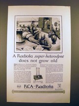 1926 RCA Radiola 25 Super-Heterodyne Radio Ad! - £14.65 GBP