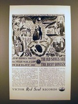 1929 Victor Red Seal Records Ad - All of Stephen Foster - £14.78 GBP