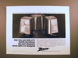 1968 Zenith Aristocrat, Model Y280 Clock Radio Ad! - $18.49
