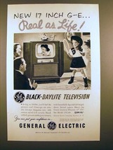 1951 General Electric Model 17C109 Television Ad! - £14.56 GBP