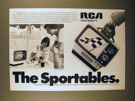 1975 RCA AU097 Portable Television Ad - Sportables! - $18.49