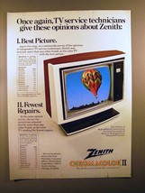 1976 Zenith Celebrity II Television Ad, Model SH2331X - $18.49