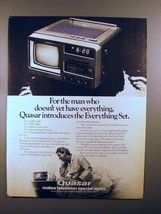 1978 Quasar Everything Set Television TV Ad! - £14.76 GBP