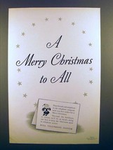 1939 Bell Telephone Ad - A Merry Christmas to All! - £14.55 GBP