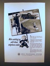 1946 Bell Telephone Ad - We're Catching Up With Orders - $18.49