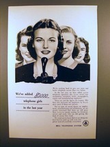 1947 Bell Telephone Ad - We've Added 80,000 Girls - $18.49