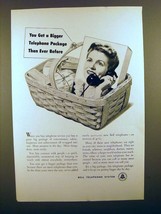1948 Bell Telephone Ad - Bigger Package Than Before! - $18.49