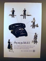 1952 Bell Telephone Ad - Any Way You Look At It! - $18.49