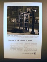 1955 Bell Telephone Ad - Brother to the Phones at Home - £14.61 GBP