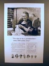 1956 Bell Telephone Ad - Nice to Be A Grandmother! - £14.46 GBP