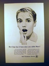 1959 Bell Telephone Ad - How Long Since You Called? - £14.53 GBP