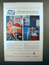1959 Bell Telephone Ad - Beauty on Duty! - £14.53 GBP