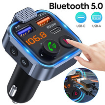 Bluetooth Car FM Transmitter MP3 Player Hands free Radio Adapter Kit USB... - £14.11 GBP