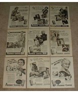 HUGE Lot of 48 Airway Coffee Ads, 1939-1942 - NICE!! - £14.55 GBP