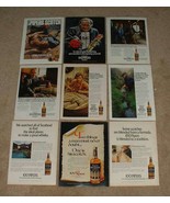 LARGE Lot of 10 Seagram&#39;s 100 Pipers Scotch Whisky Ads! - £14.55 GBP