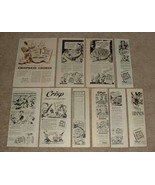 Lot of 16 Kellogg&#39;s Rice Krispies Ads, 1938-1946 - WWII - £14.55 GBP