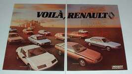1982 Renault Car Ad - 5 Turbo, Alpine 310, Fuego, 9, 18 - £14.45 GBP