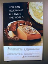 1964 Bell Telephone Ad - All Over the World - £14.45 GBP