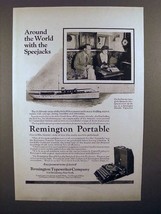 1923 Remington Portable Typewriter Ad - With Speejacks - $18.49