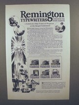 1926 Remington Typewriter Ad - Fifty Years of Progress! - $18.49