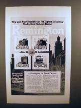 1926 Remington Typewriter Ad - Typing Efficiency - $18.49