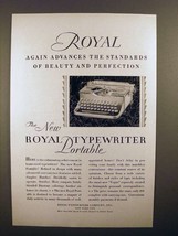 1930 Royal Portable Typewriter Ad - Beauty Perfection - £14.51 GBP