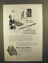 1951 Remington Rand Printing Calculator Ad - Production - $18.49
