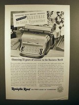 1948 Remington Electric DeLuxe Typewriter Ad! - $18.49