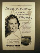 1952 Remington Rand Electri-conomy Typewriter Ad! - $18.49