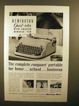1952 Remington Quiet-riter Typewriter Ad - Compact! - $18.49