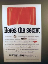 1955 Dictaphone Time-Master Dictating Machine Ad - Secret - £14.44 GBP