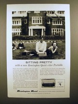 1956 Remington Rand Quiet-riter Portable Typewriter Ad! - $18.49