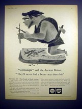 1958 Shell BP Oil Ad - Gerrumph Said Ancient Briton - $18.49