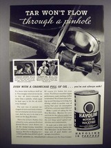 1935 Texaco Havoline Motor Oil Ad - Tar Won&#39;t Flow - £14.52 GBP