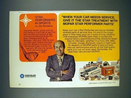 1977 Chrysler MOPAR Parts Ad - Bobby Jones - £14.54 GBP