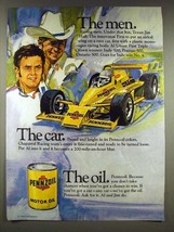 1979 Pennzoil Oil Ad - Jim Hall, Al Unser - £13.80 GBP