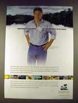 2004 Conservation International Ad w/ Harrison Ford - $18.49