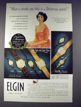 1949 Lord Elgin, Lady Elgin Watch Ad - Elizabeth Taylor - £14.53 GBP