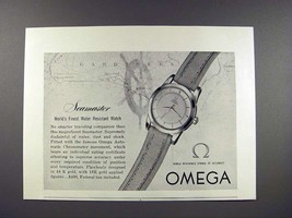 1952 Omega Seamaster Watch Ad! - £14.69 GBP