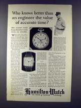 1925 Hamilton Masterpiece, Strap Watch Ad! - £14.53 GBP