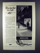 1943 Hamilton Watch Ad - The Store Love Built - £14.64 GBP