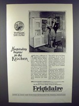 1926 Frigidaire Electric Refrigerator Ad - Hospitality - $18.49