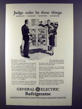 1928 General Electric Refrigerator Ad - Judge Value - £14.55 GBP