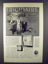 1927 Frigidaire Refrigerator Ad - Even Away For Days - $18.49
