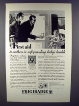 1929 Frigidaire Refrigerator Ad - First Aid Baby Health - $18.49