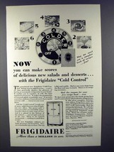 1929 Frigidaire Refrigerator Ad - Cold Control - $18.49