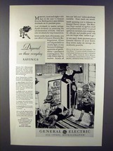 1931 General Electric Refrigerator Ad - Depend On - $18.49