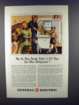 1941 General Electric Refrigerator Ad - People Prefer! - £14.78 GBP
