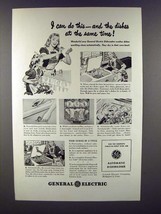 1948 General Electric Dishwasher Ad - I can do This! - $18.49
